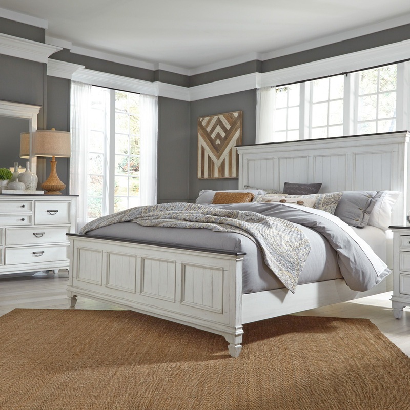 Allyson Park – Bedroom Set|White|3 Pc. Bed, Dresser, Mirror|5 Pc. Bed, Dresser, Mirror, Chest, Nightstand|4 Pc. Bed, Dresser, Mirror, Nightstand|4 Pc. Bed, Dresser, Mirror, Chest|Twin|Full|California King|King|Queen