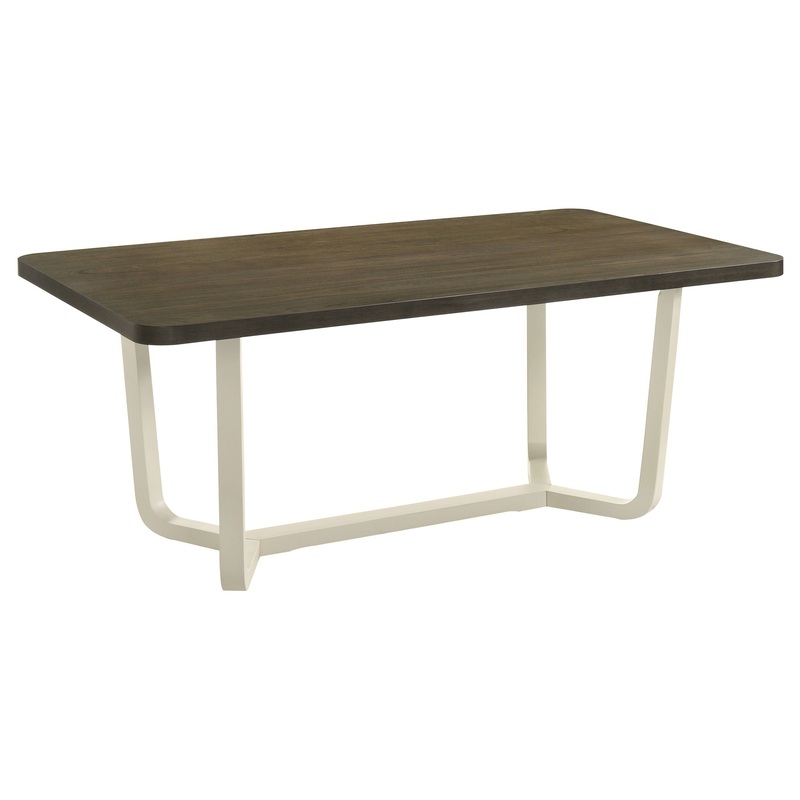 Biloxi – Rectangular Wood Dining Table – Grayish Brown