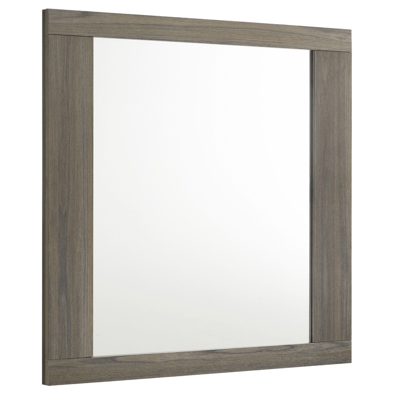 Fenwick – Dresser Mirror – – Gray Oak