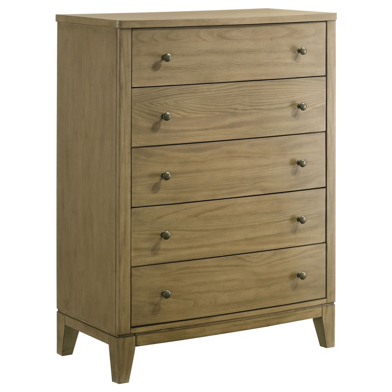 Granada – 5-Drawer Bedroom Chest Of Drawers – Natural Pine