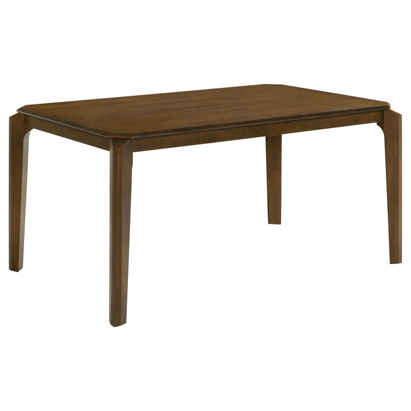 Almonte – Rectangular Wood Dining Table – Dark Brown