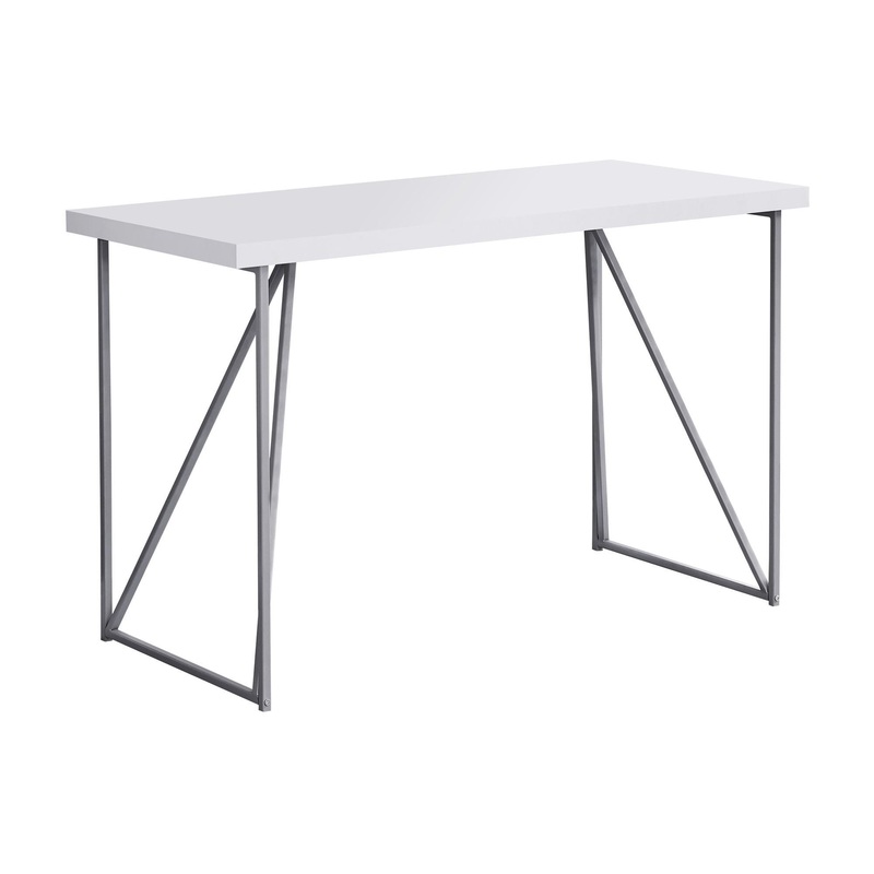 Computer Desk For Home Office Laptop, Contemporary & Modern – White
