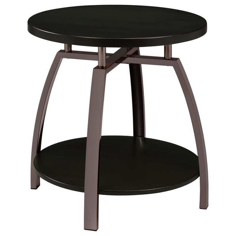 Dacre – Round Engineered Wood Top Table