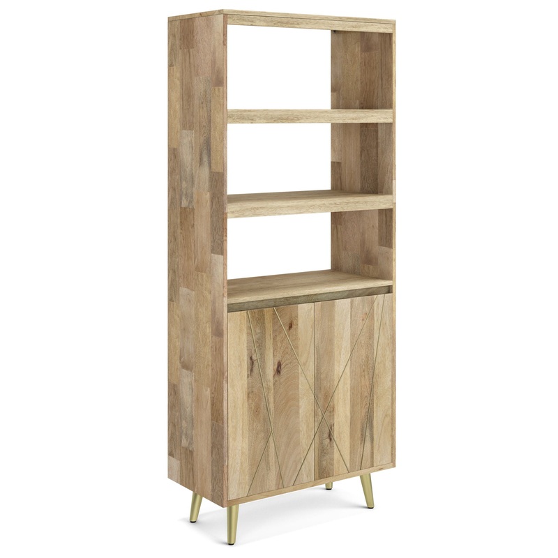 Jager – Bookshelf With Doors – Natural