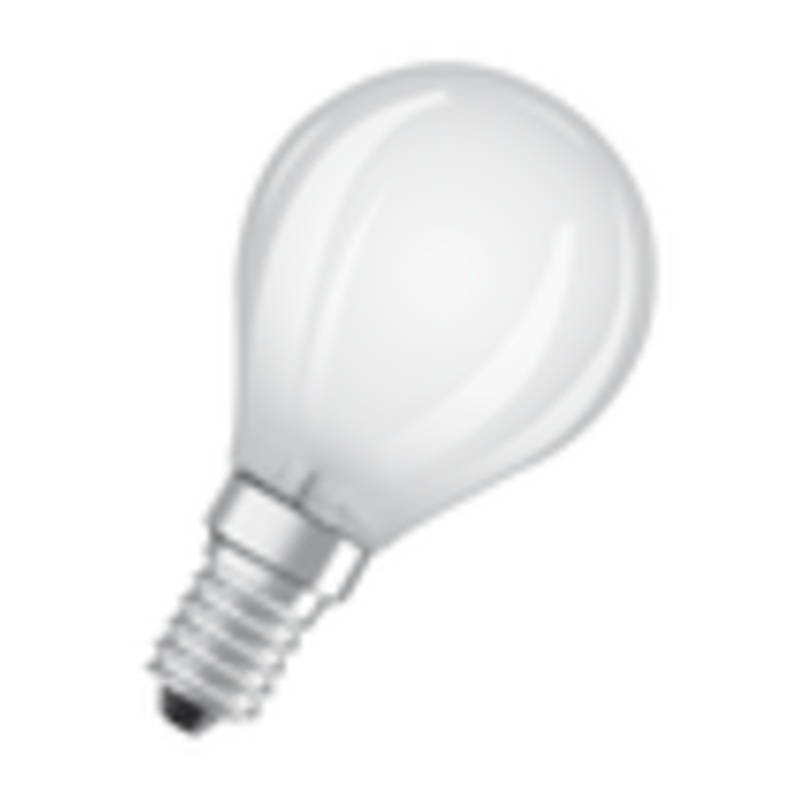 LED BULB E14=40W FROSTED BALL