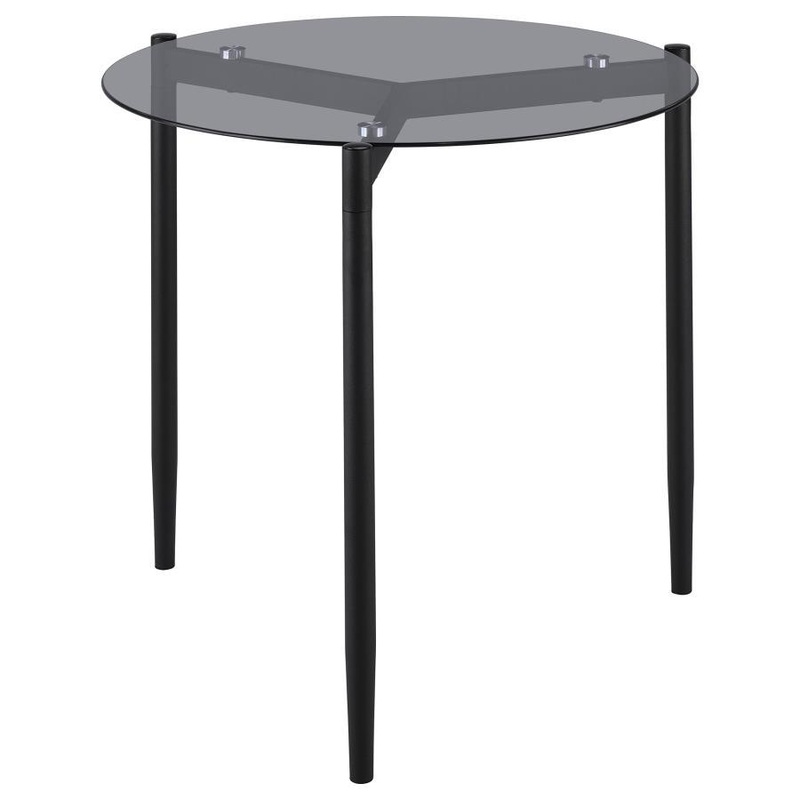 Rosalie – Round Smoked Glass Top Table