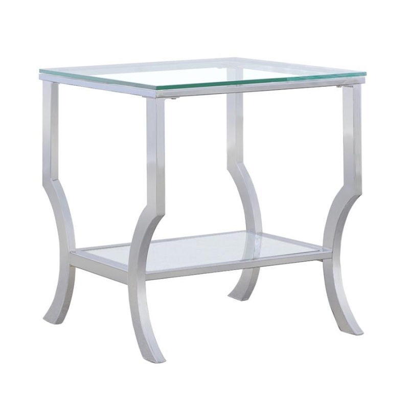 Saide – Rectangular Glass Top Table