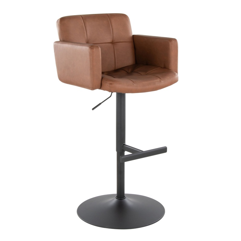 Stout – Contemporary Adjustable Barstool With Swivel