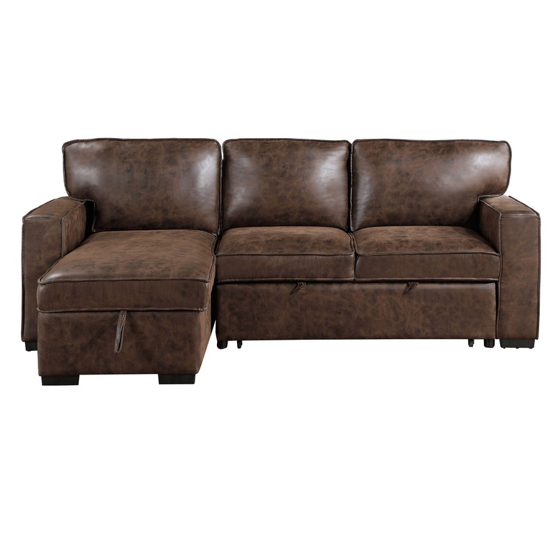 Territory – Pull Out Sofa Bed|Dark Brown|Dark Gray
