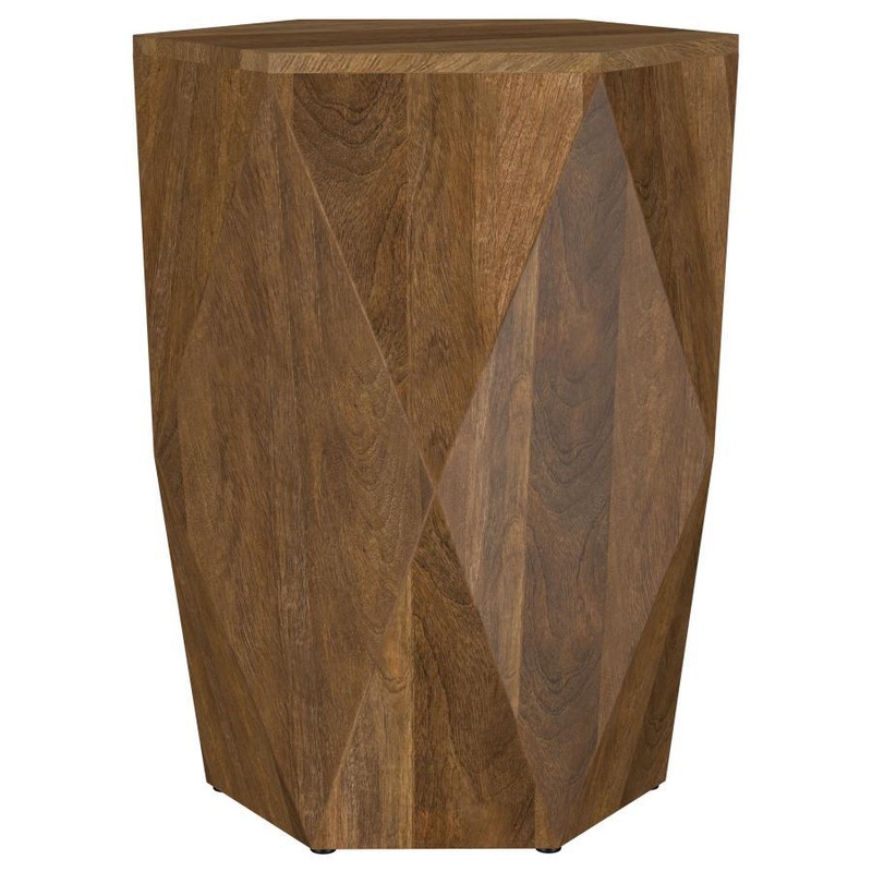 Zalika – Hexagonal Solid Mango Wood Table