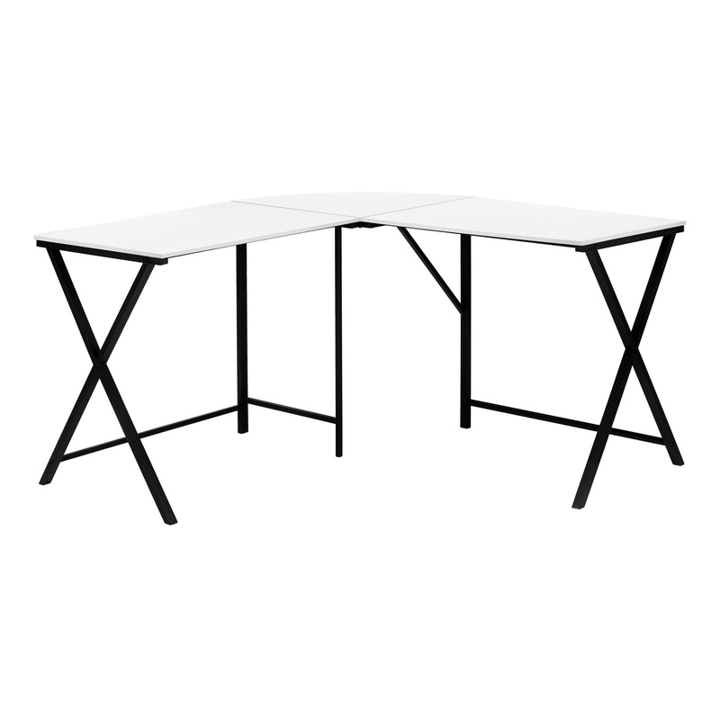 Computer Desk, Home Office, Corner, L Shape, Laptop, Contemporary / Modern