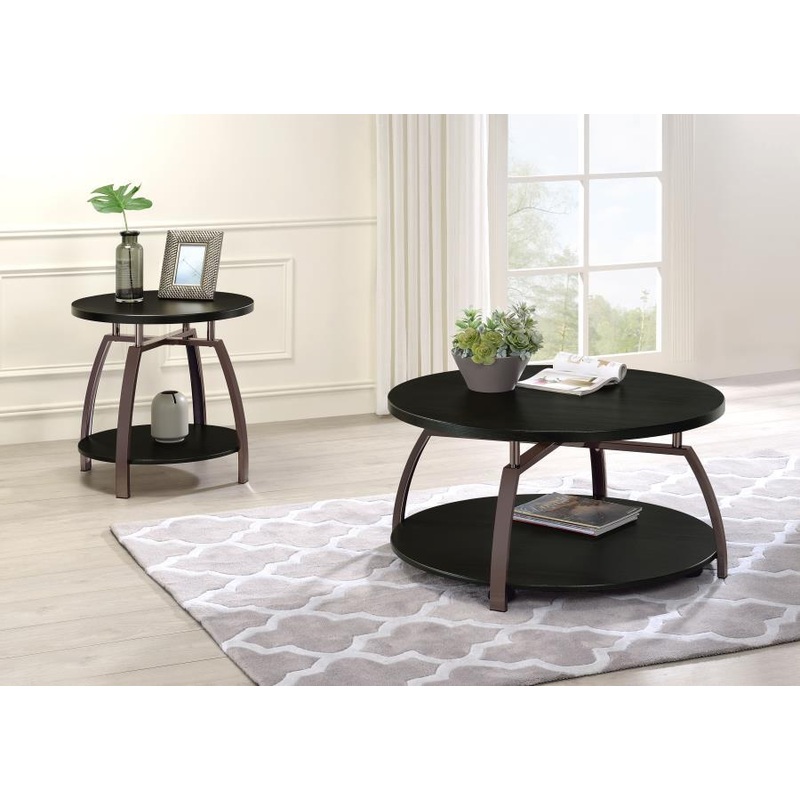 Dacre – Round Coffee And End Table Set