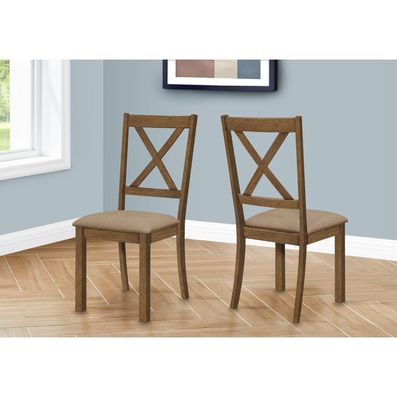 Dining Chair Side, Upholstered For Dining Room, Transitional (Set of 2)