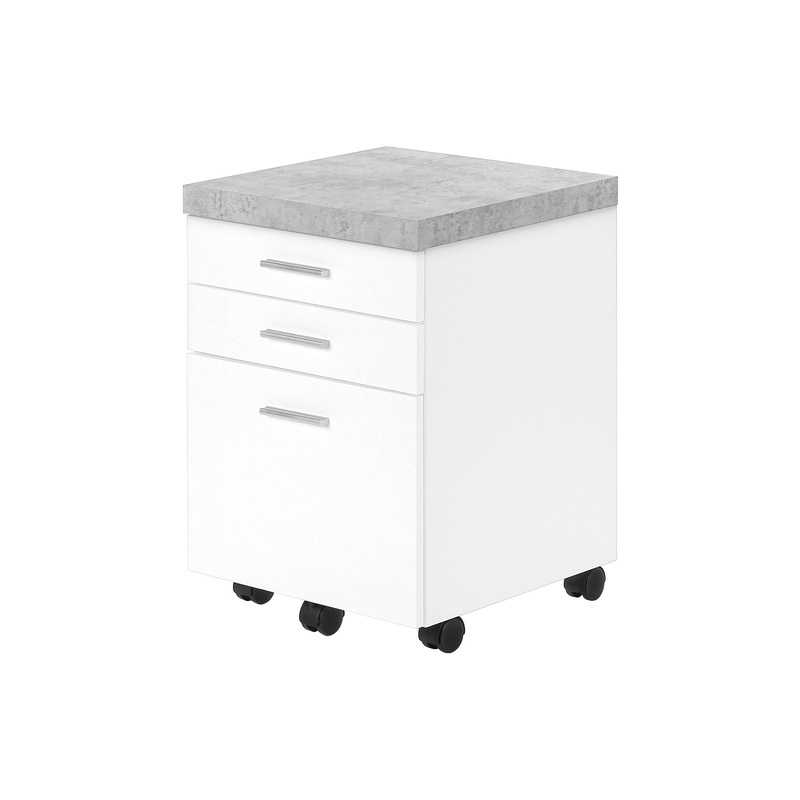 File Cabinet Rolling Mobile Storage Drawers Printer Stand For Office