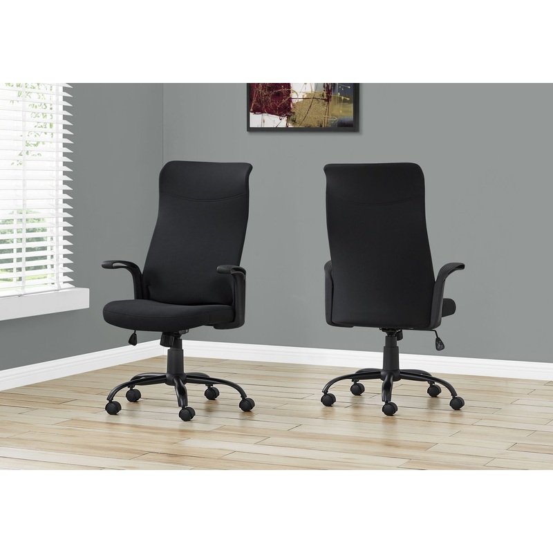 Office Chair, Adjustable Height, Swivel, Armrests, Contemporary & Modern