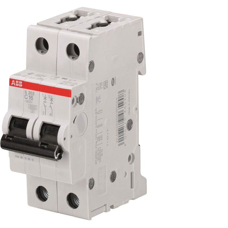 THERMAL-MAGNETIC 2 PLACES 16A 4.5 KA 2M