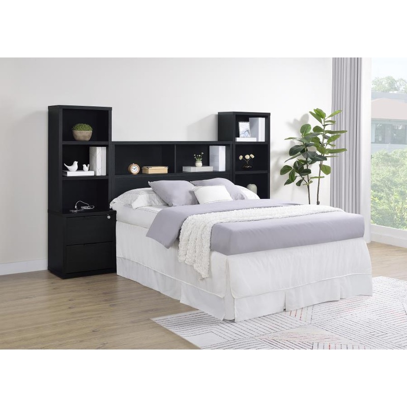 Westpark – 3 Piece Bedroom Set Bookcase Headboard