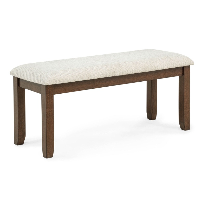 Avasa – Bench – Dark Brown / Beige