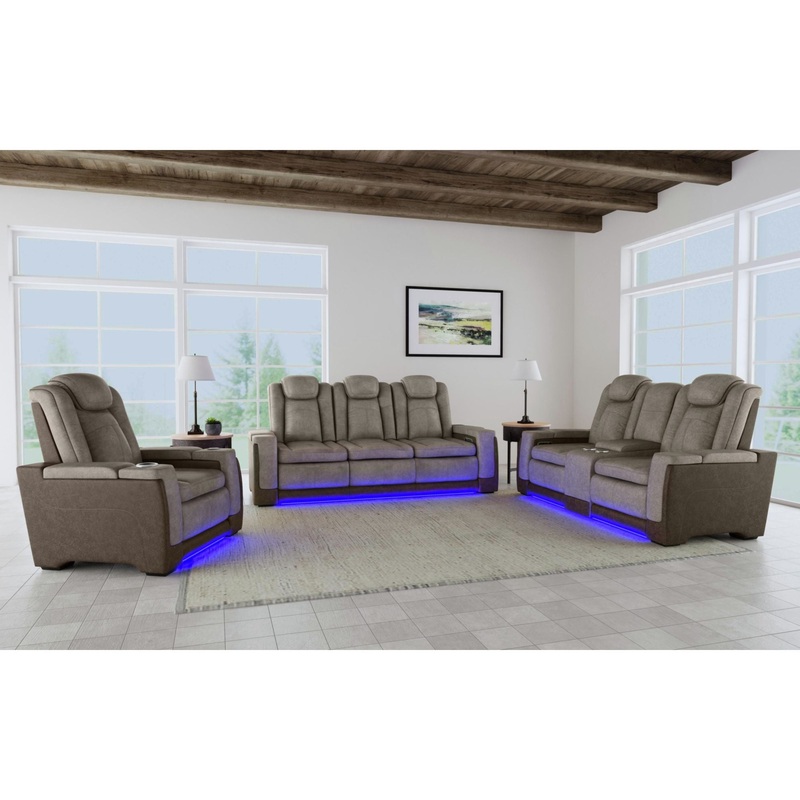 Lantana – Living Room Set|Gray|3 Pc. Sofa, Loveseat, Recliner|2 Pc. Sofa, Loveseat