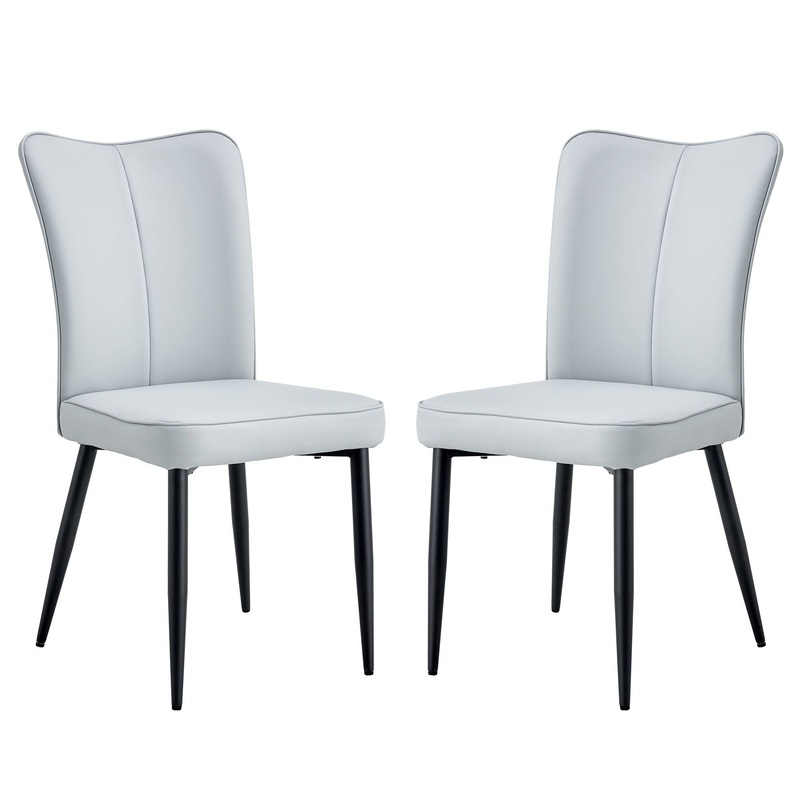 Modern Minimalist Dining Chairs (Set of 2)