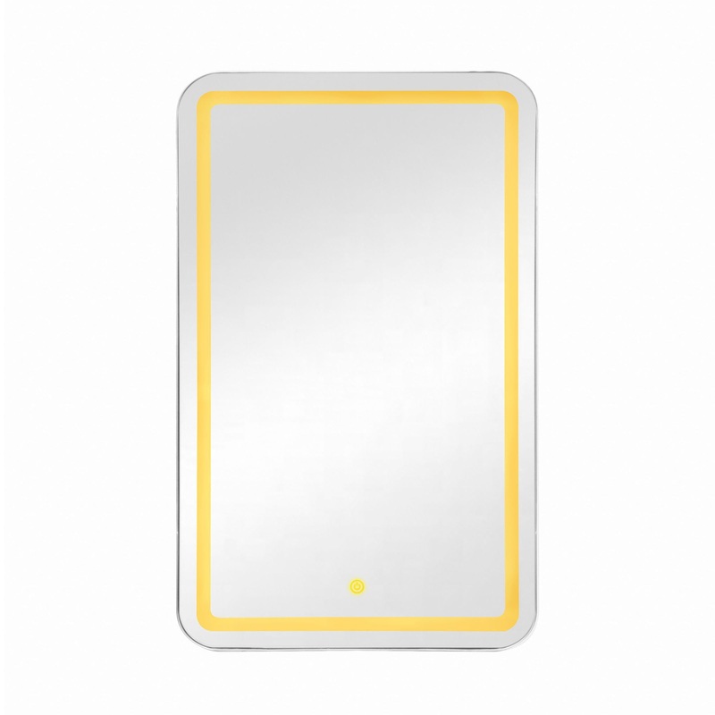 Rectangle Medicine Cabinet Mirror Bathroom Mirror With Storage Wall Mounted Medicine Mirror Cabinet With LED – Sliver