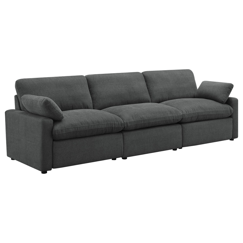 Collins – Modular Power Sofa|Gray|Dark Gray