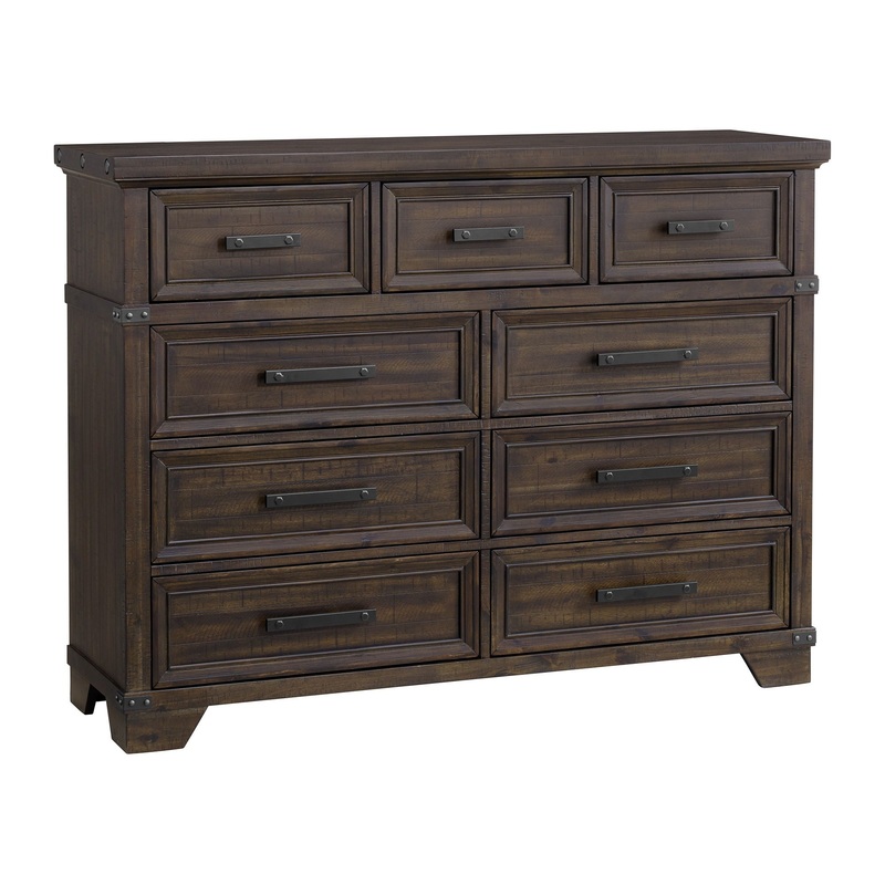 Colorado City – 9-Drawer Dresser – Charcoal