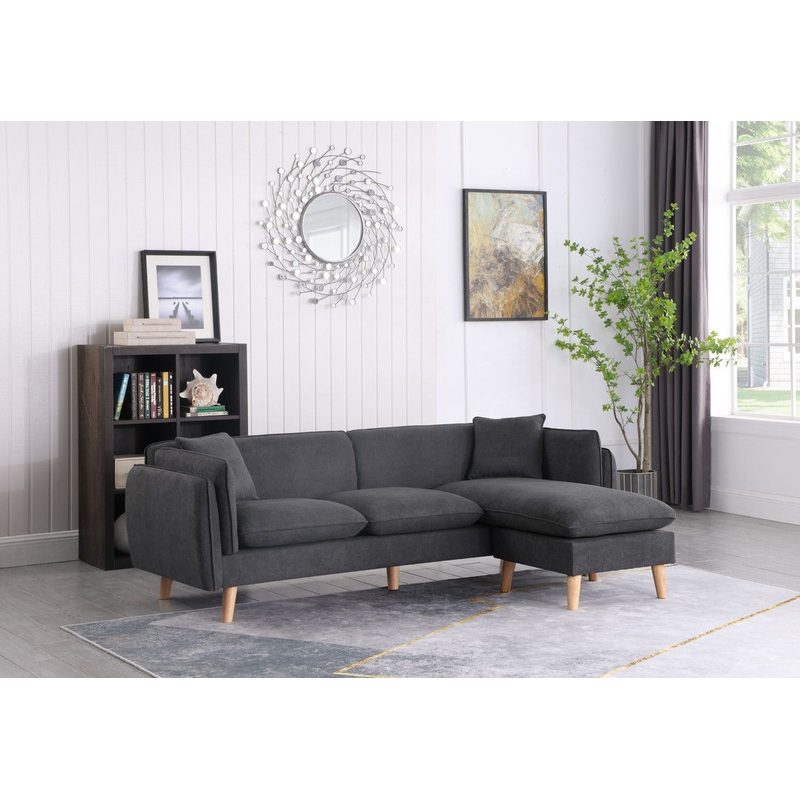 Brayden – Fabric Sectional Sofa Chaise