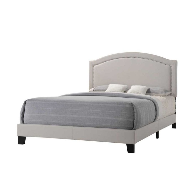 Garresso – Queen Bed – Fog Fabric