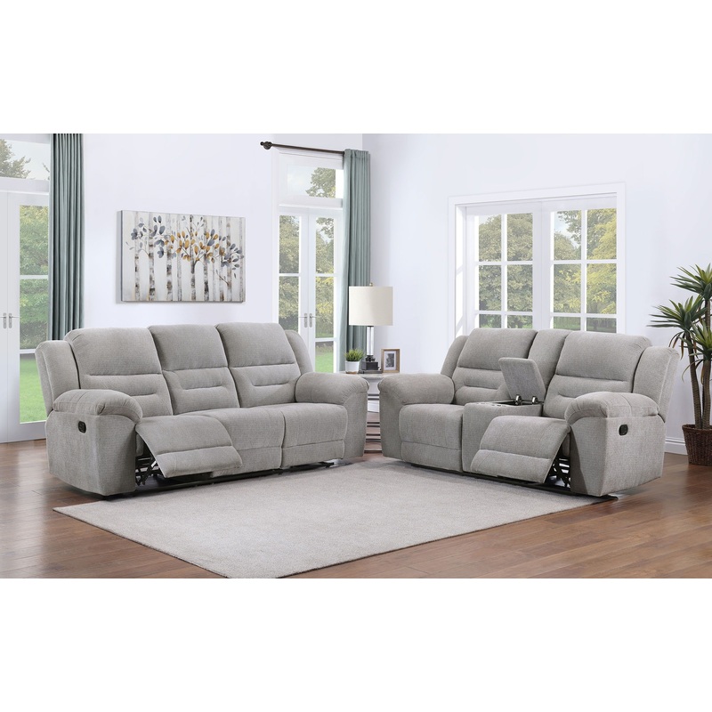 Gilson – Chenille Upholstered Sofa Set