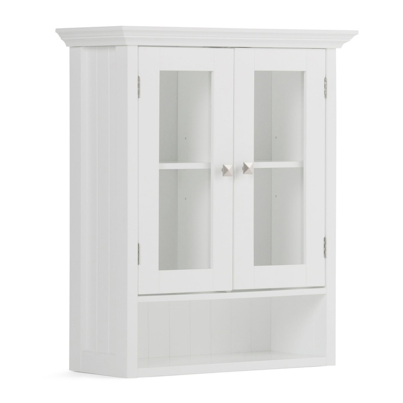 Acadian – Double Door Wall Cabinet – Pure White