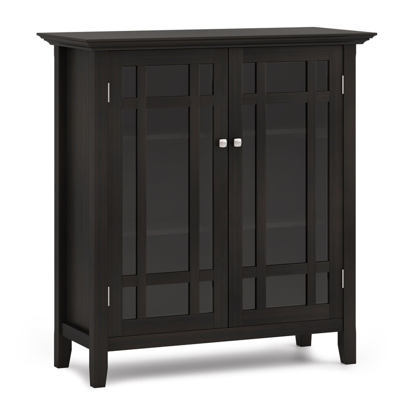 Bedford – Medium Storage Cabinet – Hickory Brown