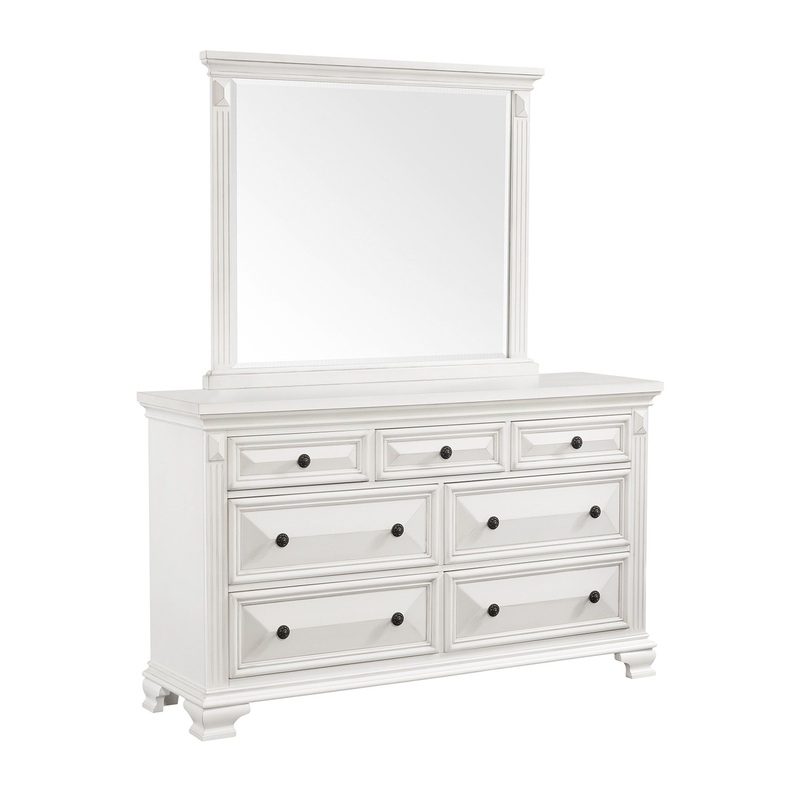 Calloway – 7-Drawer Dresser With Mirror Set