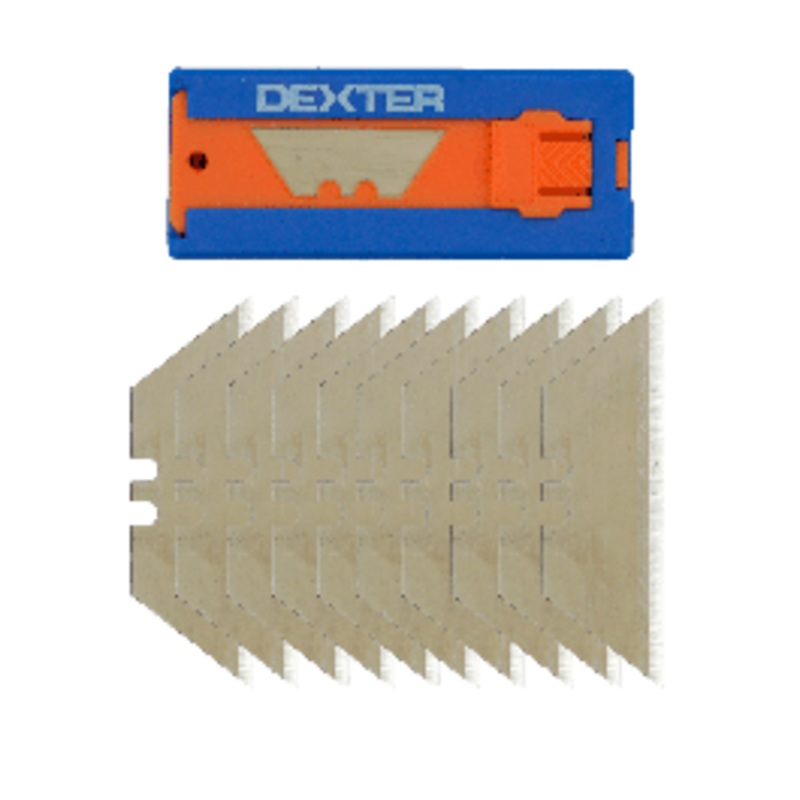 SET 1O TRAPEZE BLADES FOR DEXTE CUTTER