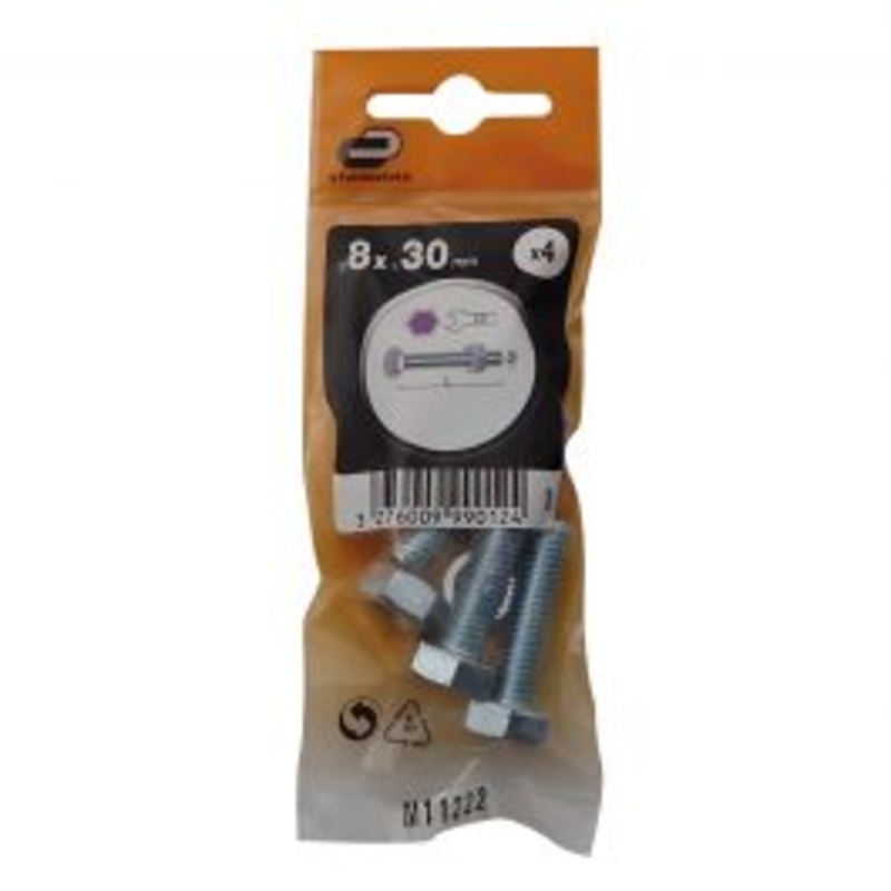 8 x 30 MM HEXAGON HEAD BOLT. DAD