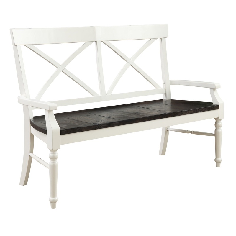Mountina – Bench – Brown / White