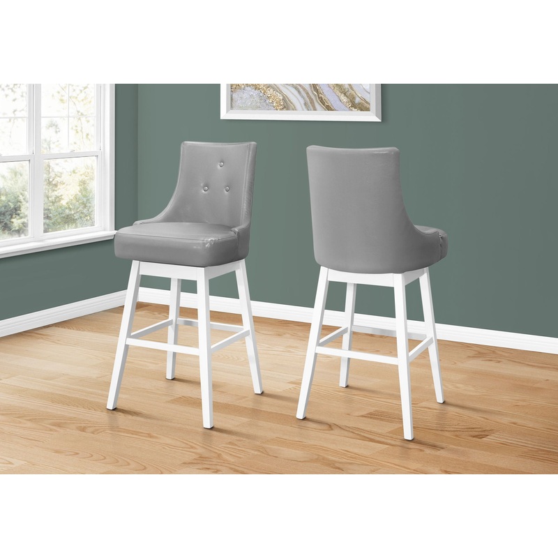 Swivel Stool Bar Height, Transitional (Set of 2)