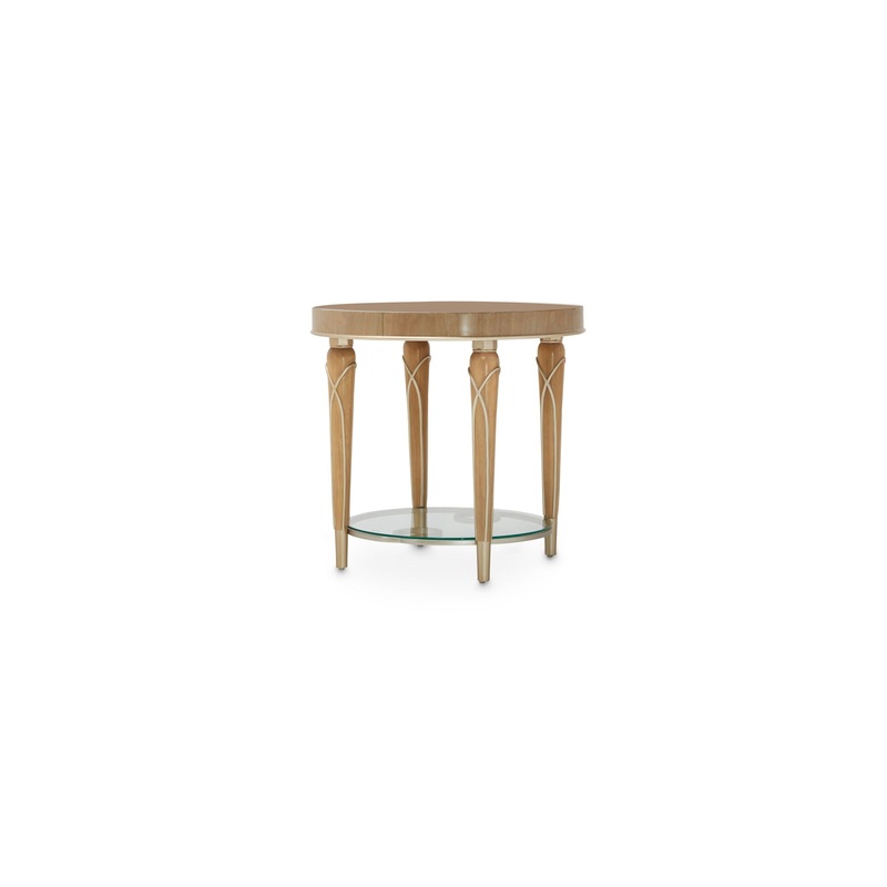 Villa Cherie – End Table|Light Brown|Dark Brown