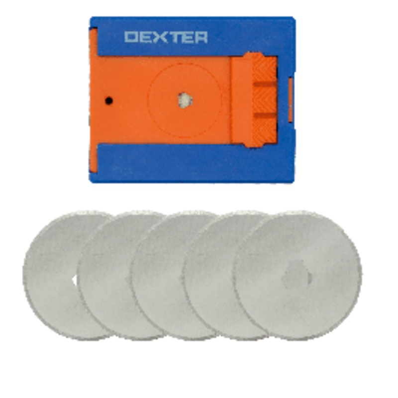 5 REPLACEMENT BLADES FOR ROTARY CUTTER D