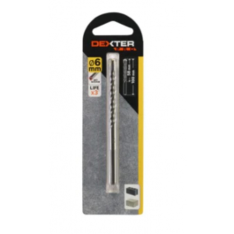 DEXTER PRO CONCRETE DRILL BIT DIAM 6MM. L