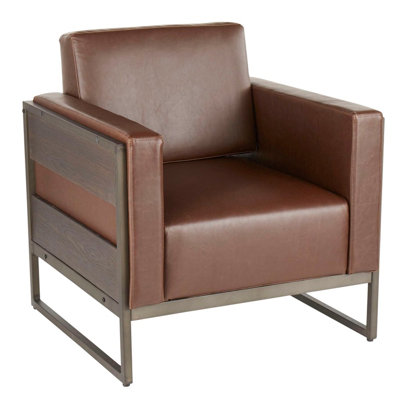 Drift – Industrial Lounge Chair – Espresso