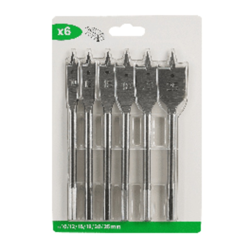 SET 6 MECHS FOR WOOD MIXED DIAMETERS.A