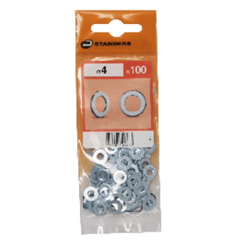 100 ZINC STEEL NARROW FLAT WASHER