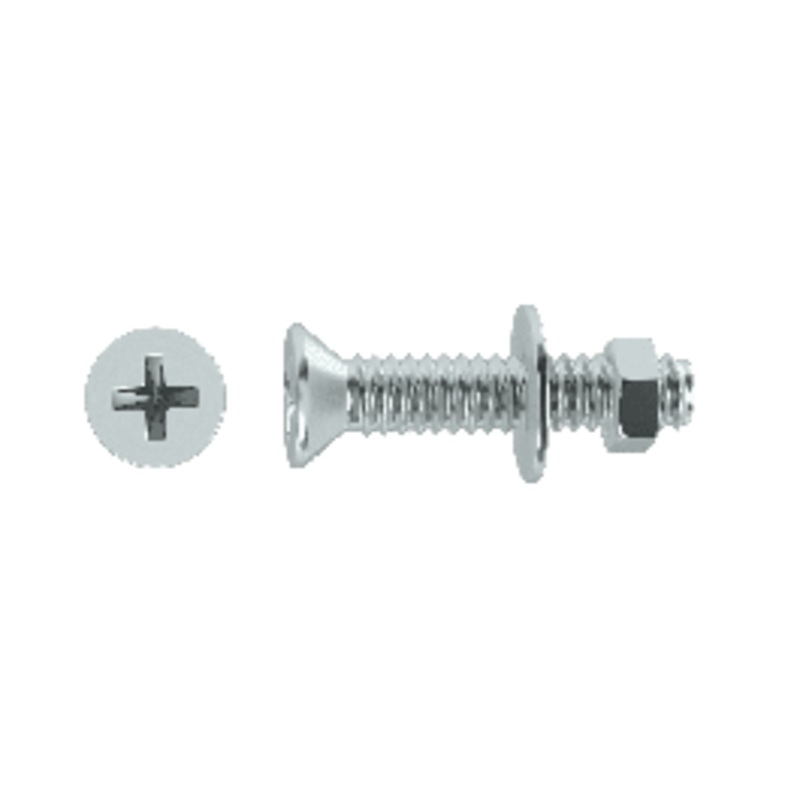 3 X 10 MM COUNTERSUNK HEAD BOLT PH. NUT