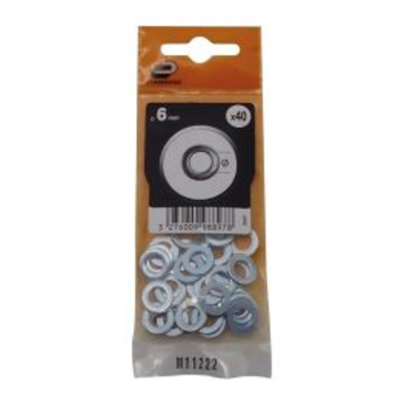 6 MM STEEL SMALL FLAT WASHER.