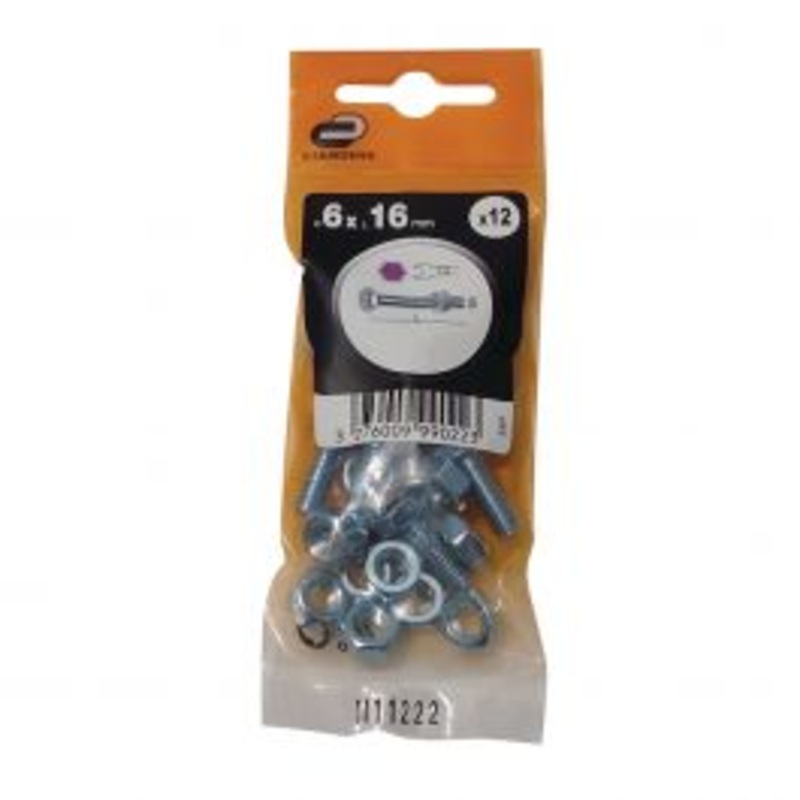 6 X 16 MM HEXAGON HEAD BOLT. DAD