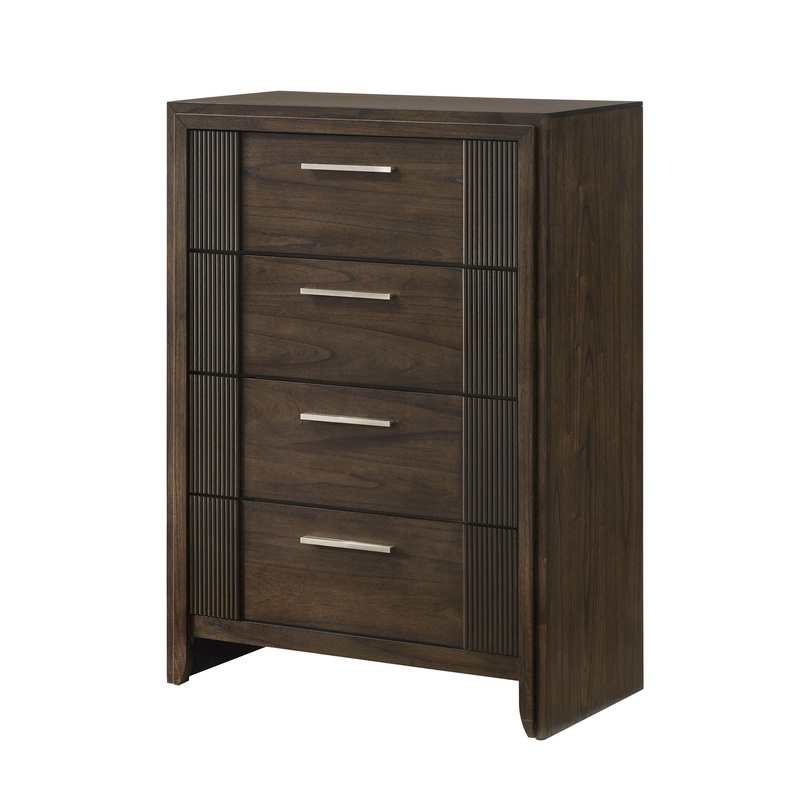 Carlton – Chest|Dark Brown|White