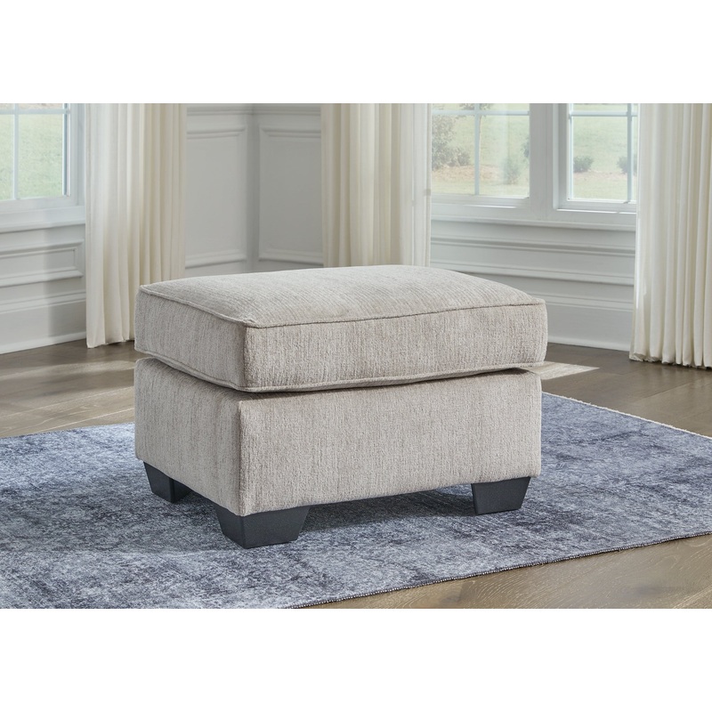 Cashton Ottoman|Blue|Ice