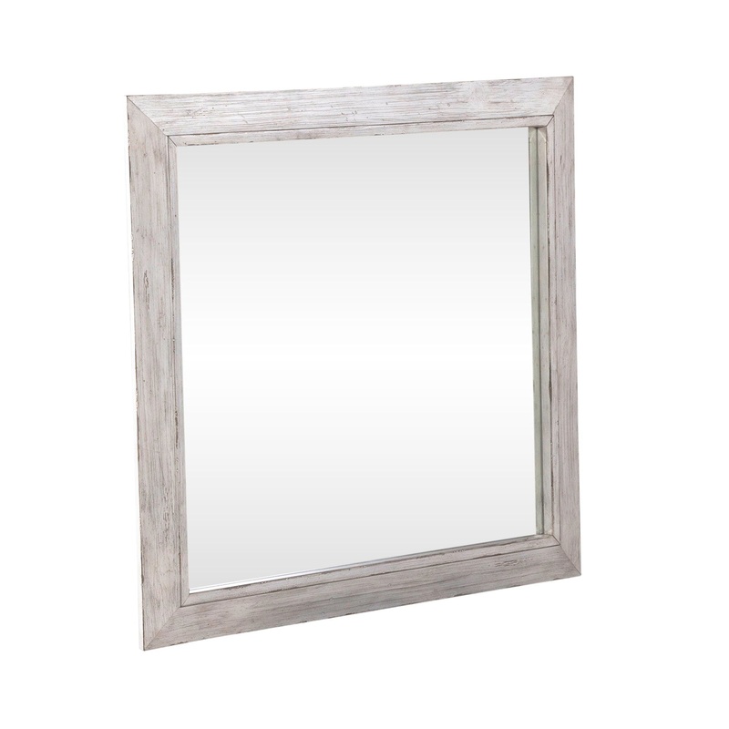 River Place – Mirror – White