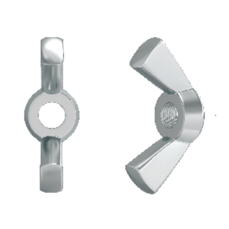 4 WING NUT STAINLESS STEEL A46